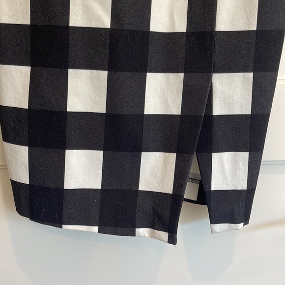 Banana Republic gingham B&W dress 6P - Picture 5 of 7